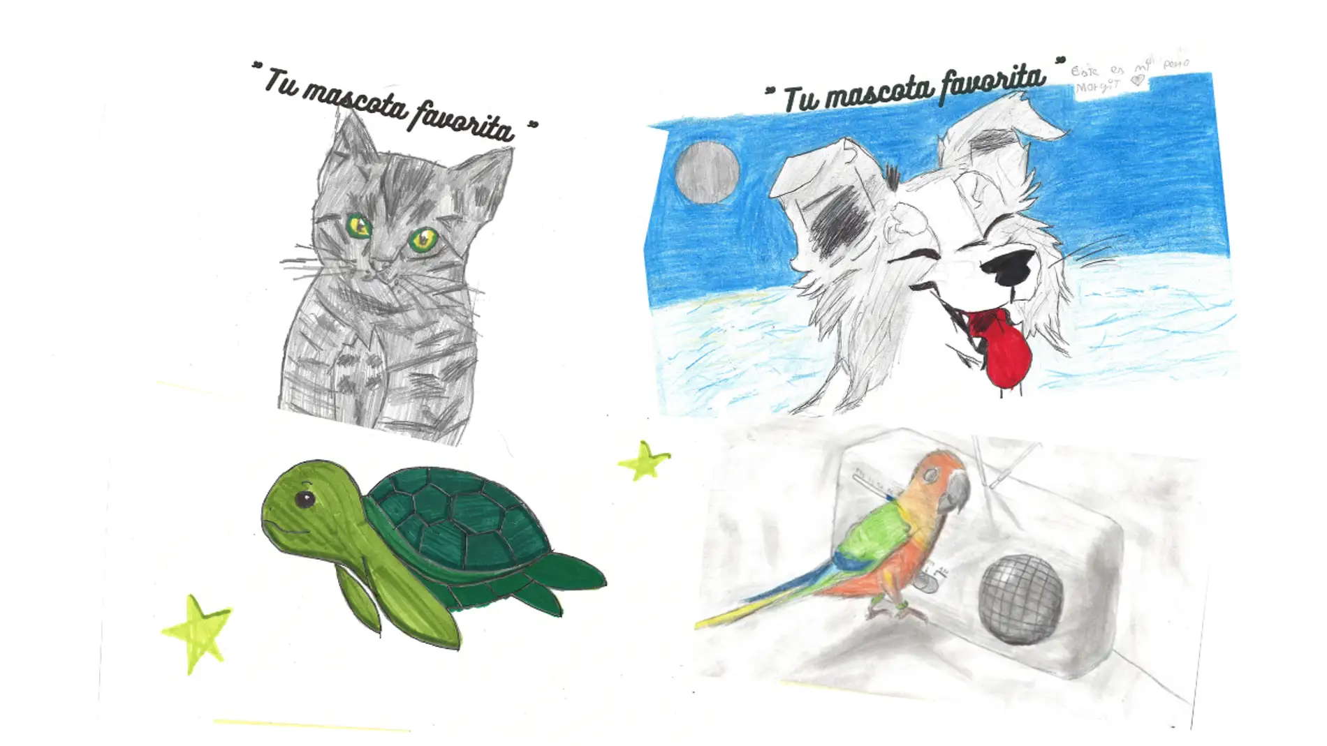 Elige la lámina infantil que más te gusta y participa en el concurso de 'Tu mascota favorita' de Onda Cero Elche.