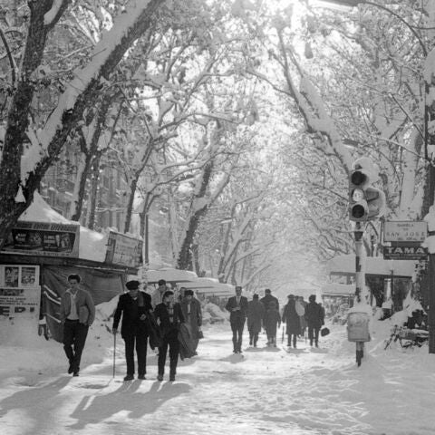 La histórica gran nevada de Barcelona