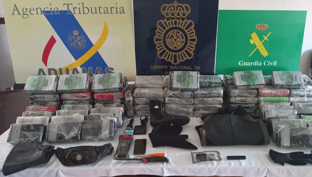 Localizados 130 kilos de cocaína en un barco en Gijón