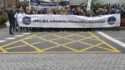 Concentración sindicatos Policia Vigo Concentración sindicatos Policia Vigo