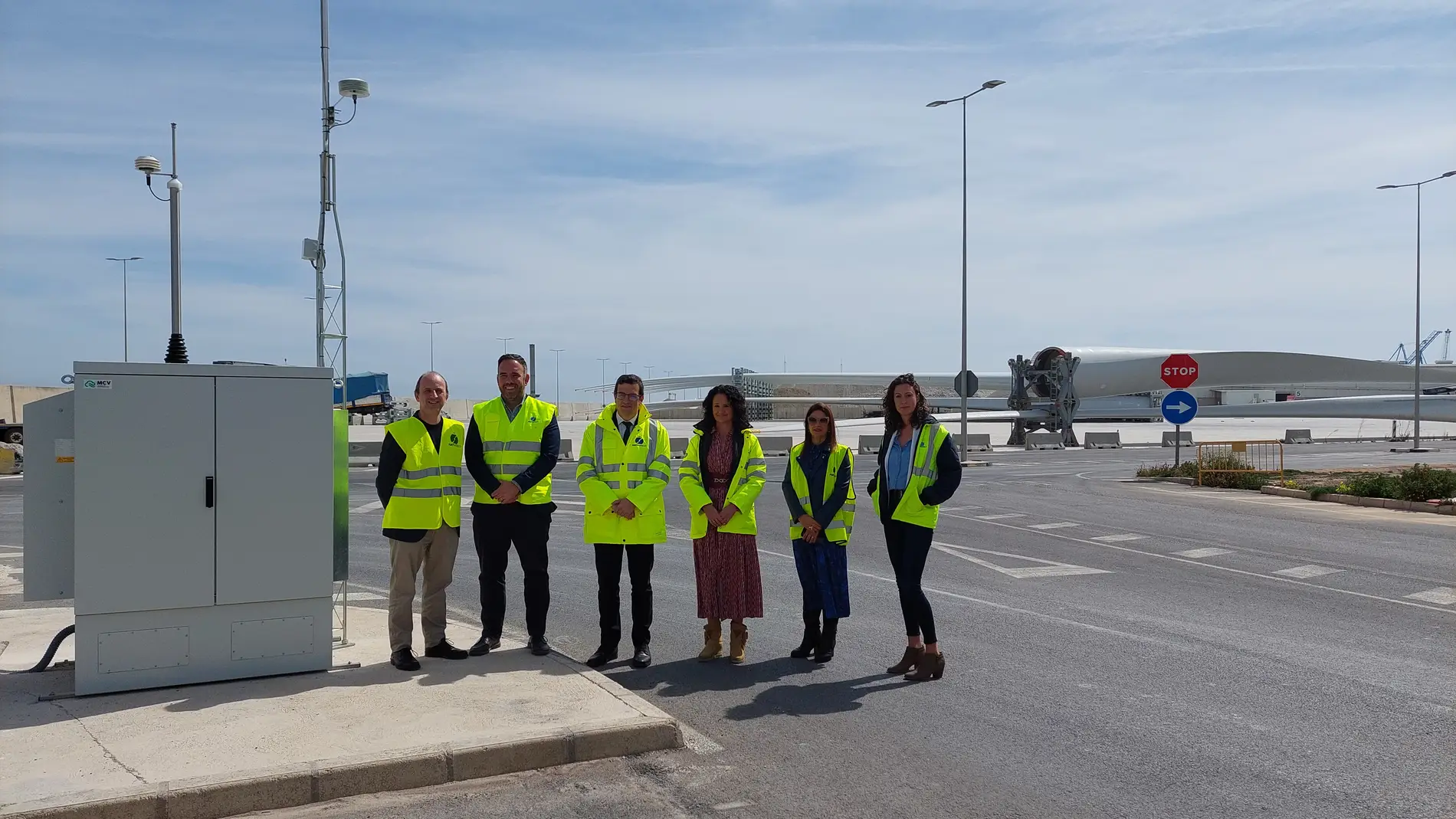 La Autoridad Portuaria de Castellón instala un nuevo captador de calidad de aire y suma ya seis en todo su perímetro   