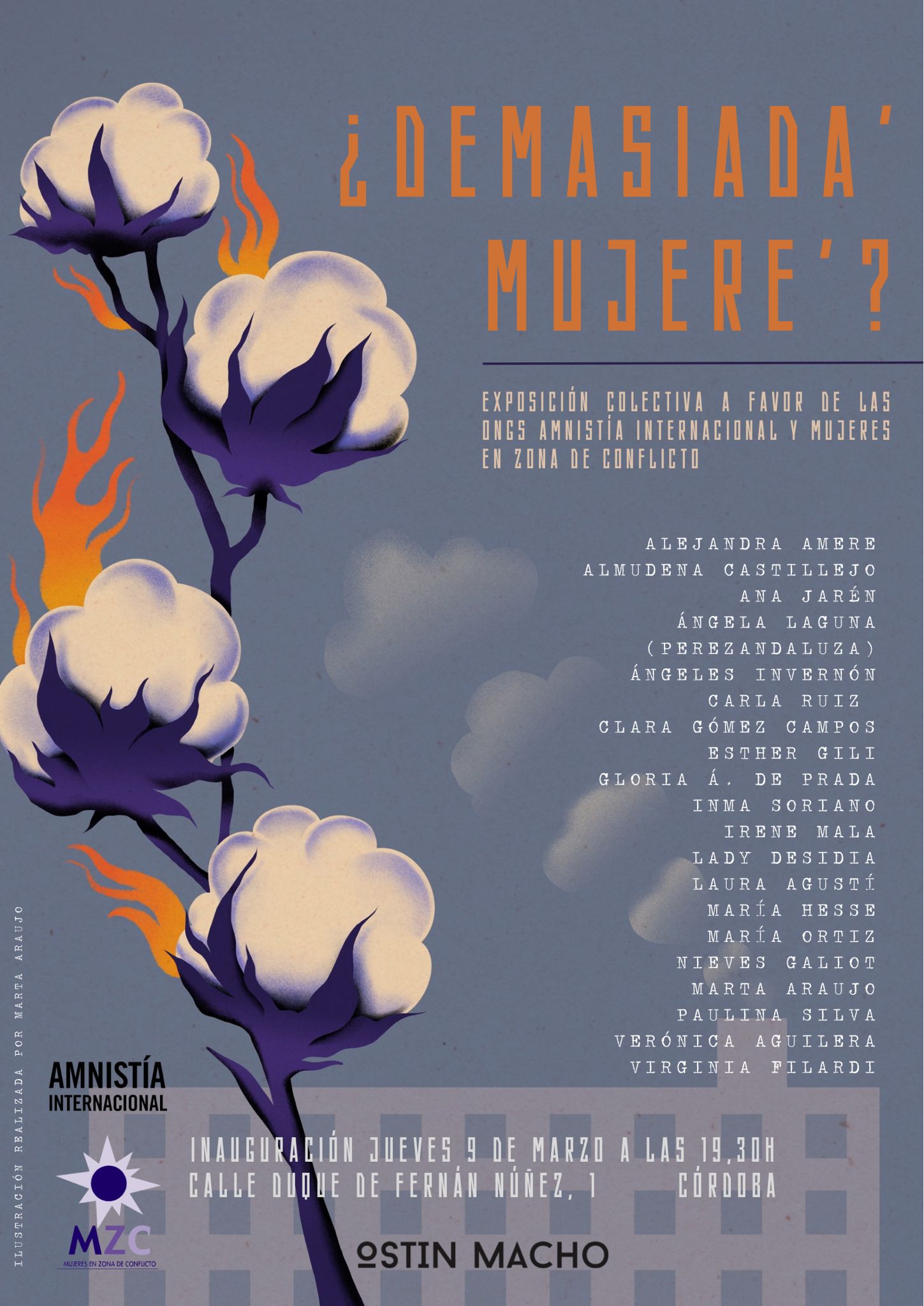 "¿Demasiada' mujere'?" "¿Demasiada' mujere'?"