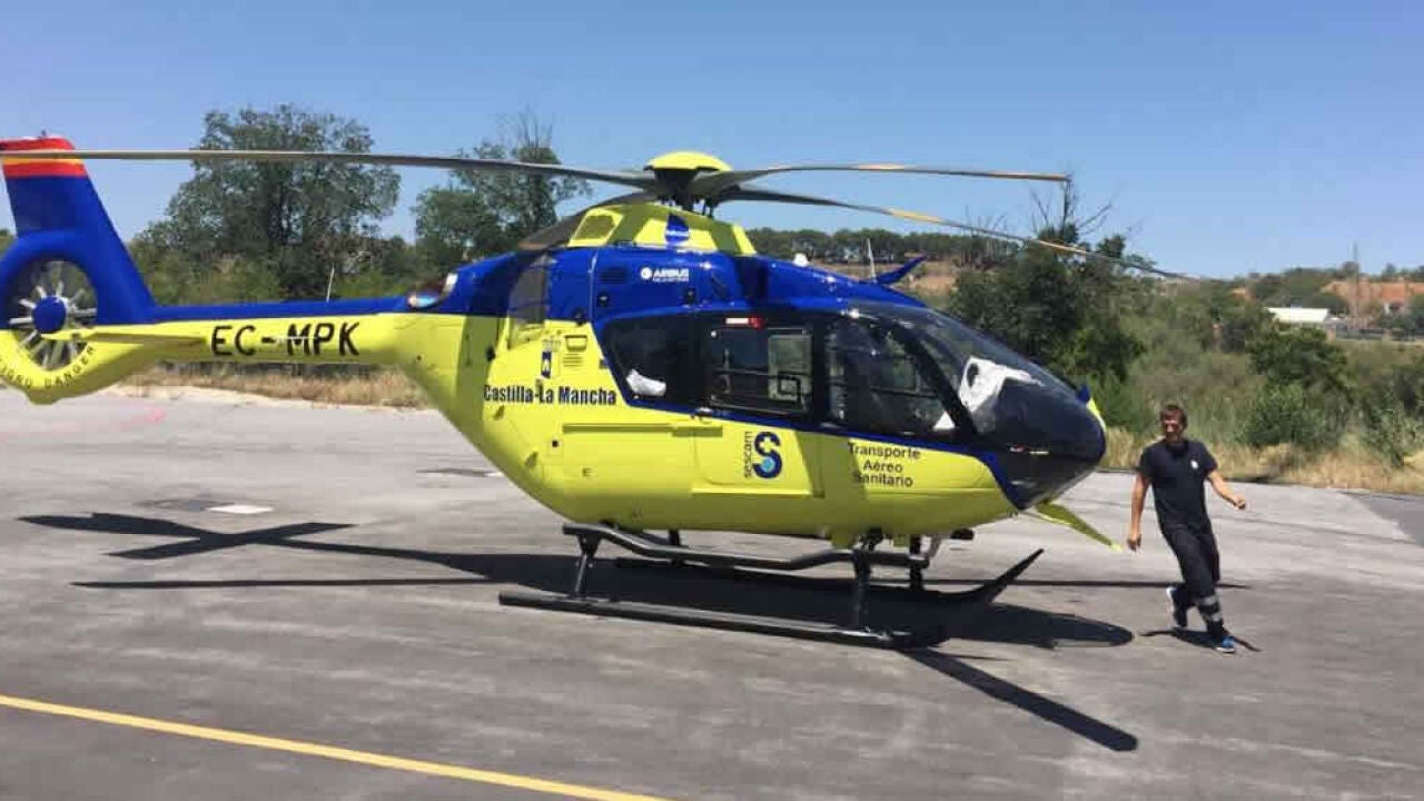 Un Trabajador Es Trasladado En Helicóptero Al Hospital De Ciudad Real ...