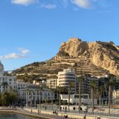 Vistas desde el Puerto del Castillo de Santa Bárbara de Alicante 