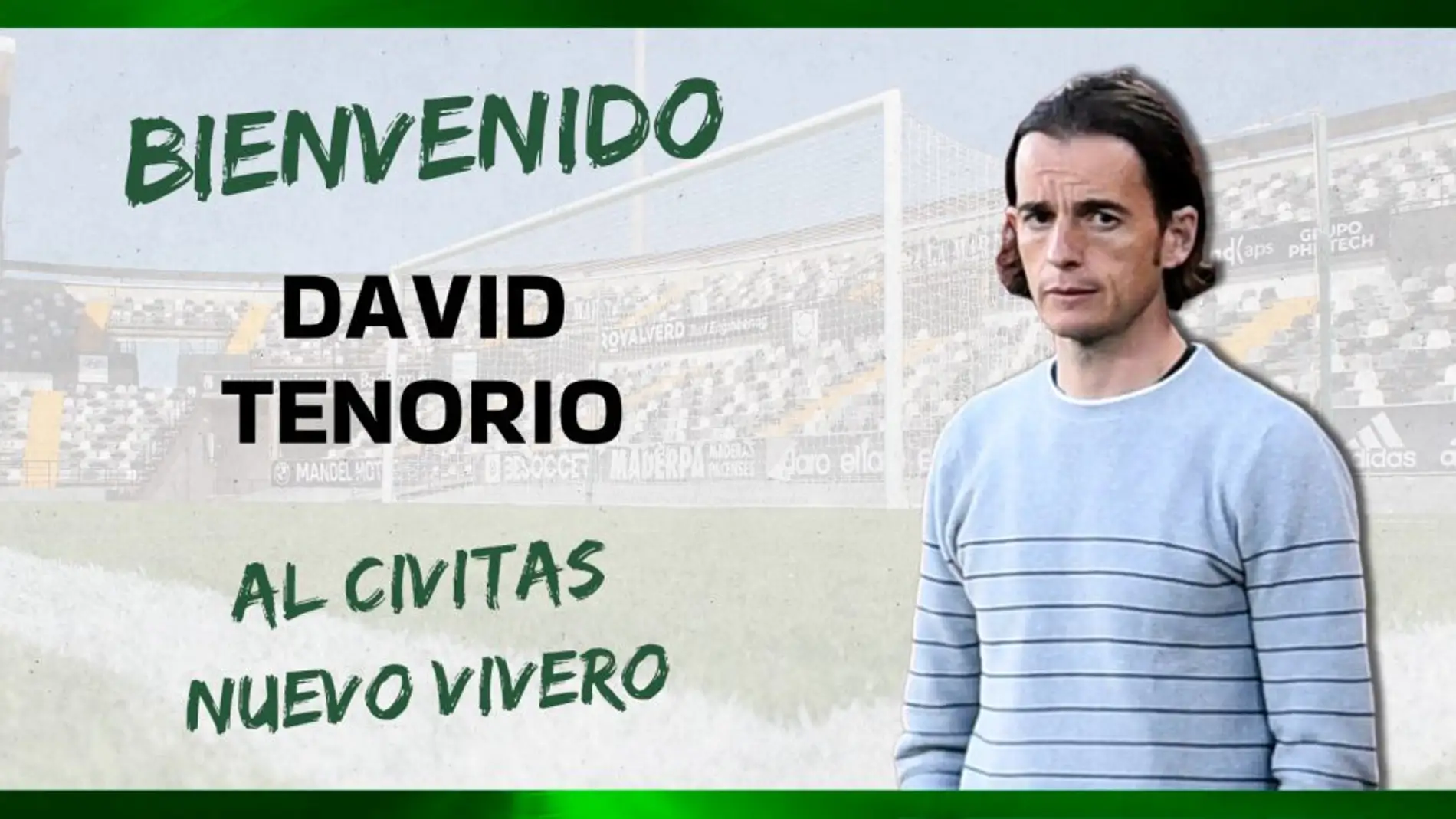 David Tenorio, entrenador del CD Badajoz