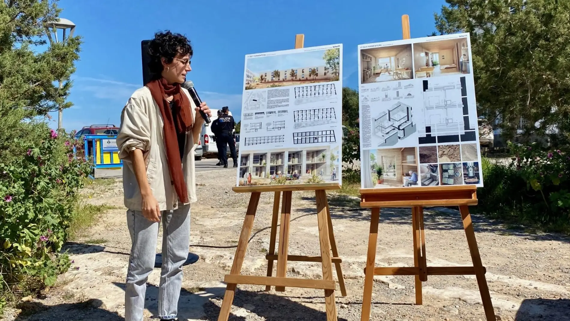 Colocada la primera piedra de una promoción de 17 viviendas públicas en Formentera