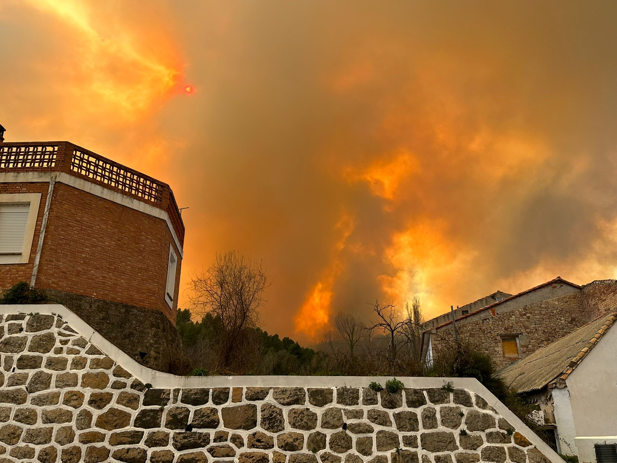 Imágenes y videos del incendio forestal en el barranco del Sentenal Imágenes y videos del incendio forestal en el barranco del Sentenal
