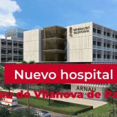 Recreación del nuevo hospital
