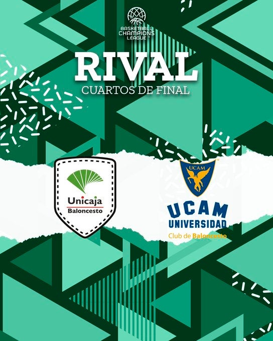 Unicaja - Murcia, en los cuartos de final de la BCL Unicaja - Murcia, en los cuartos de final de la BCL