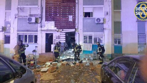 Estado en el que ha quedado el edificio después de la explosión