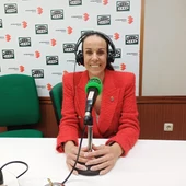 Eva María Masías en los estudios de Onda Cero Ciudad Real Eva María Masías en los estudios de Onda Cero Ciudad Real