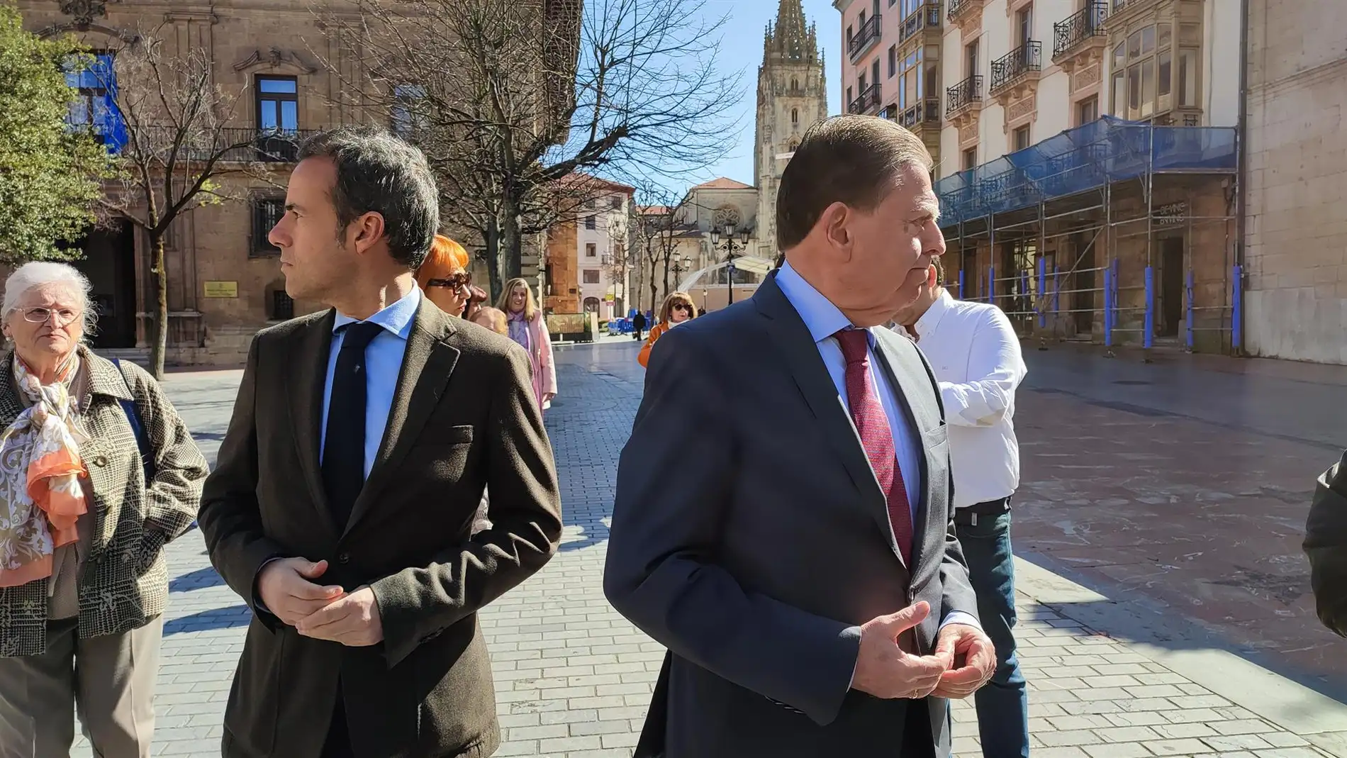 El alcalde de Oviedo, Alfredo Canteli, y el primer teniente de alcalde, Ignacio Cuesta. - EUROPA PRESS