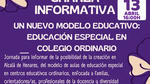 La Dirección Territorial Este de Educación estudia incorporar un aula para estudiantes con necesidades especiales de educación en el CEIP Pablo Neruda de Alcalá de Henares El CEIP Pablo Neruda acoge una jornada informativa sobre un nuevo modelo educativo que permite incorporar aulas para estudiantes con necesidades especiales en colegios ordinarios