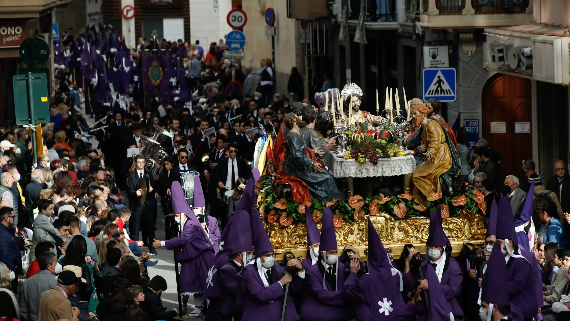 Procesión de Los Salzillos por las calles de Murcia