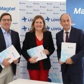La Universidad Loyola y Magtel se alían para desarrollar proyectos en el ámbito de las energías renovables y la tecnología
