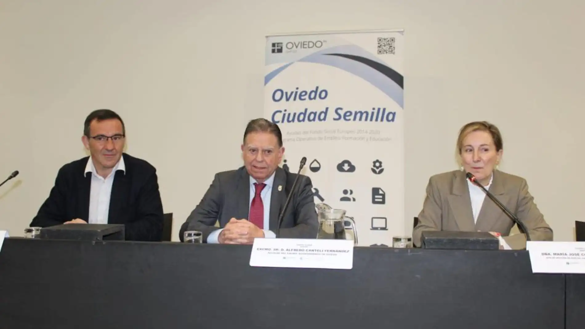 Oviedo Ciudad Semilla, Javier Cuesta y Alfredo Canteli