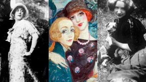 Las artistas Gerda y Lili