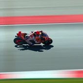 Marc Márquez en el circuito de Portimao Marc Márquez en el circuito de Portimao