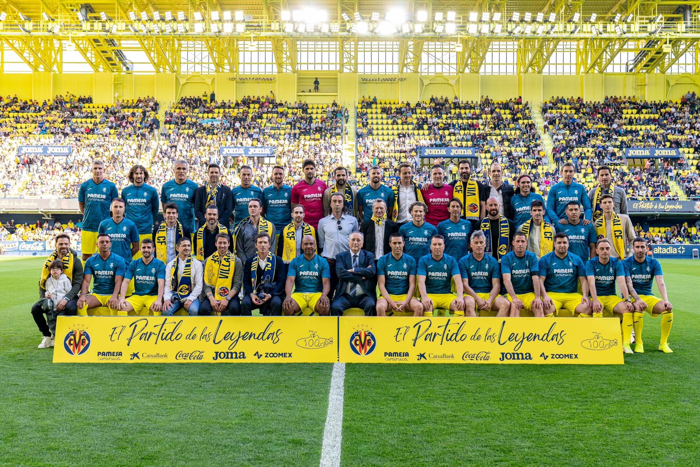 Las leyendas amarillas recuerdan su paso por el Villarreal Las leyendas amarillas recuerdan su paso por el Villarreal