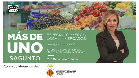 'Más de Uno Sagunto', en directo desde el Mercado Municipal de Puerto de Sagunto 'Más de Uno Sagunto', en directo desde el Mercado Municipal de Puerto de Sagunto