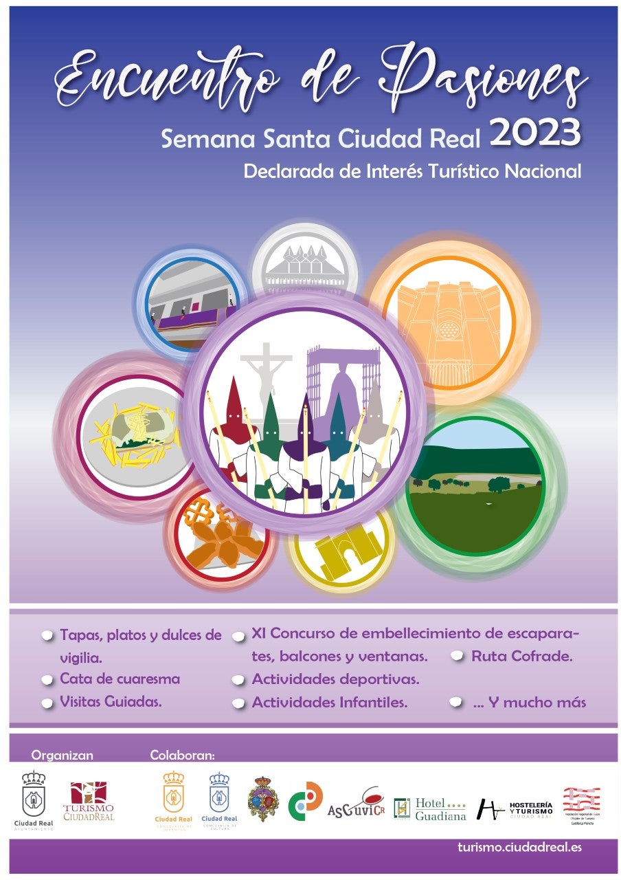 Ciudad Real impulsa el “Encuentro de Pasiones” de Semana Santa con actividades culturales, deportivas y gastronómicas Ciudad Real impulsa el “Encuentro de Pasiones” de Semana Santa con actividades culturales, deportivas y gastronómicas