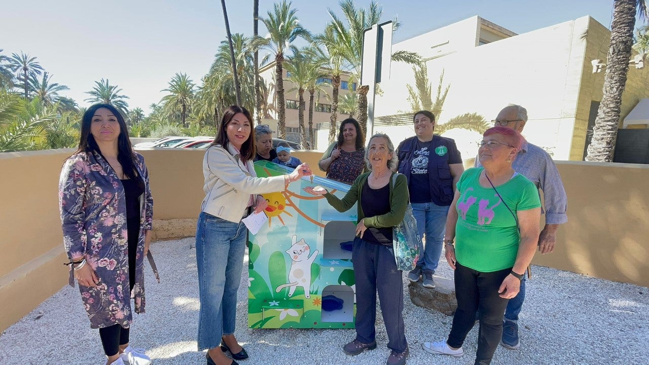 Elche instala nuevas casetas en distintos puntos del municipio en las que hay colonias de gatos Elche instala nuevas casetas en distintos puntos del municipio en las que hay colonias de gatos