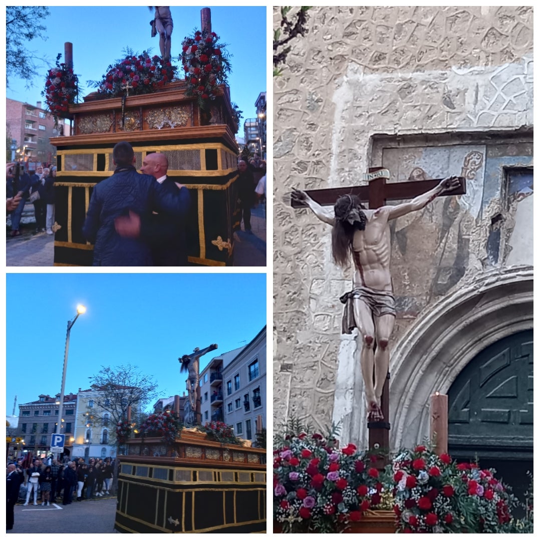 25 costaleros portaron el Cristo de la Esperanza por las calles del barrio de Santa Eulalia 25 costaleros portaron el Cristo de la Esperanza por las calles del barrio de Santa Eulalia