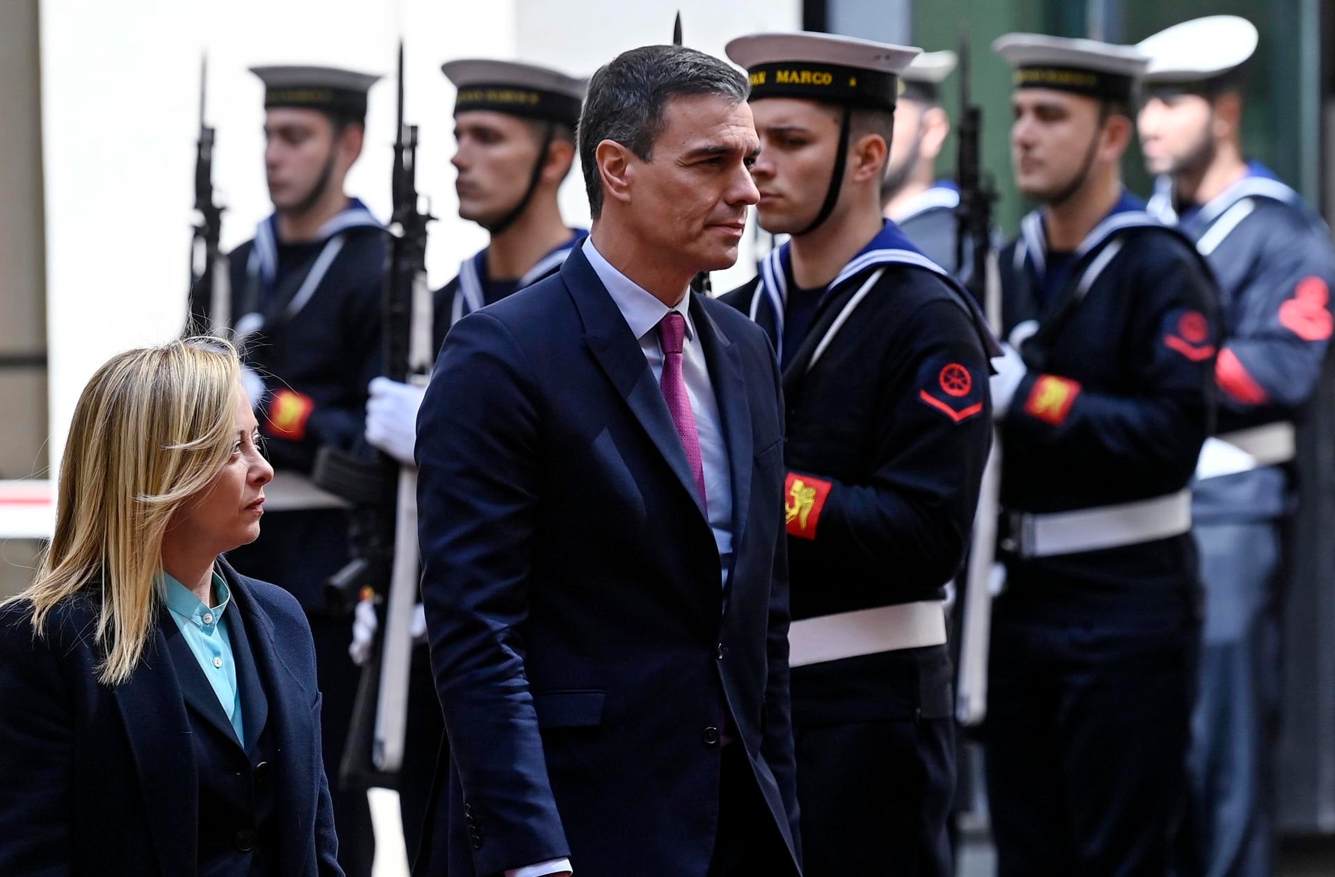 Pedro Sánchez dice que los objetivos de España e Italia están "muy alineados", destacando el Pacto de Migración Pedro Sánchez dice que los objetivos de España e Italia están "muy alineados", destacando el Pacto de Migración