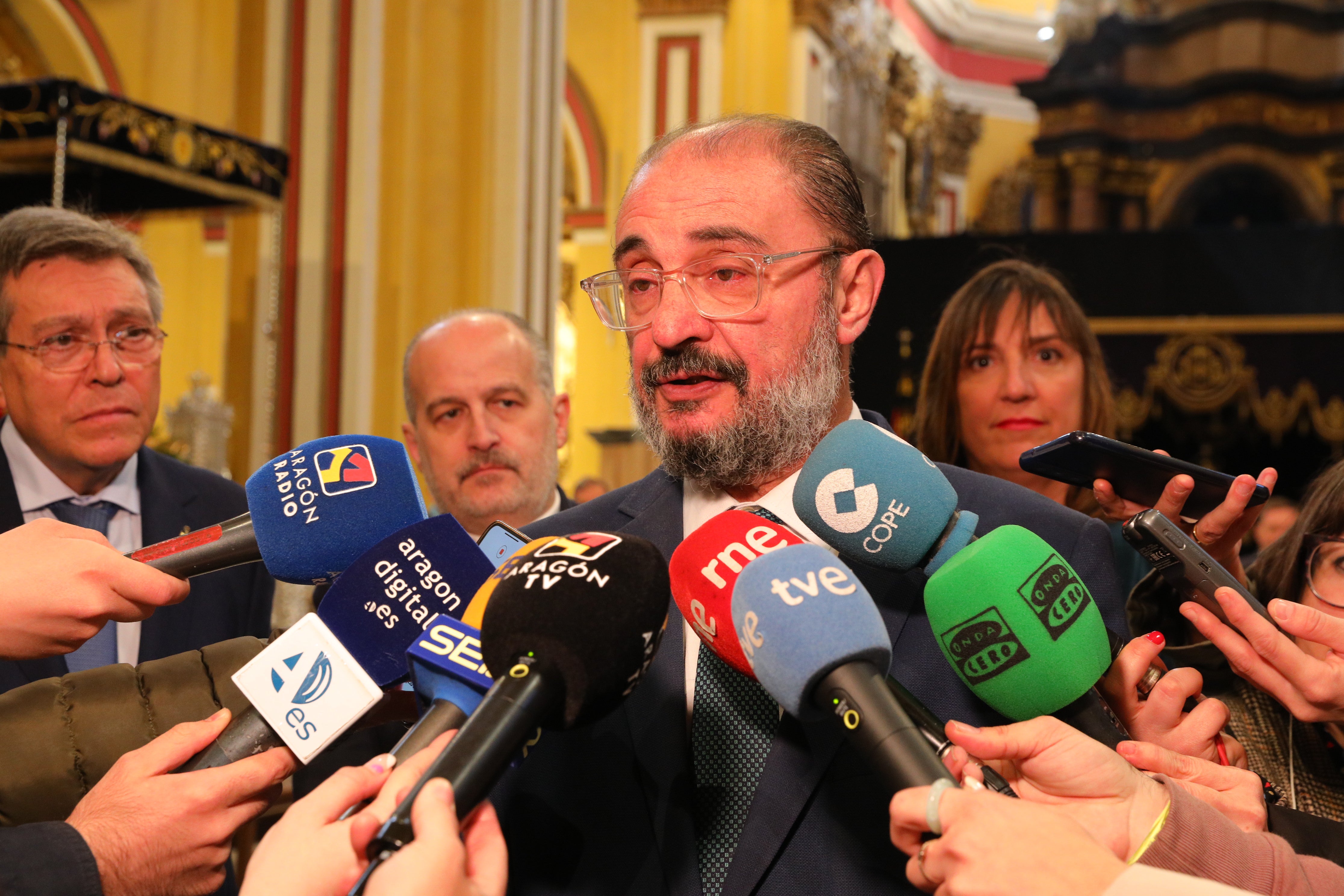 Lambán defiende la existencia de partidos de centro Lambán defiende la existencia de partidos de centro