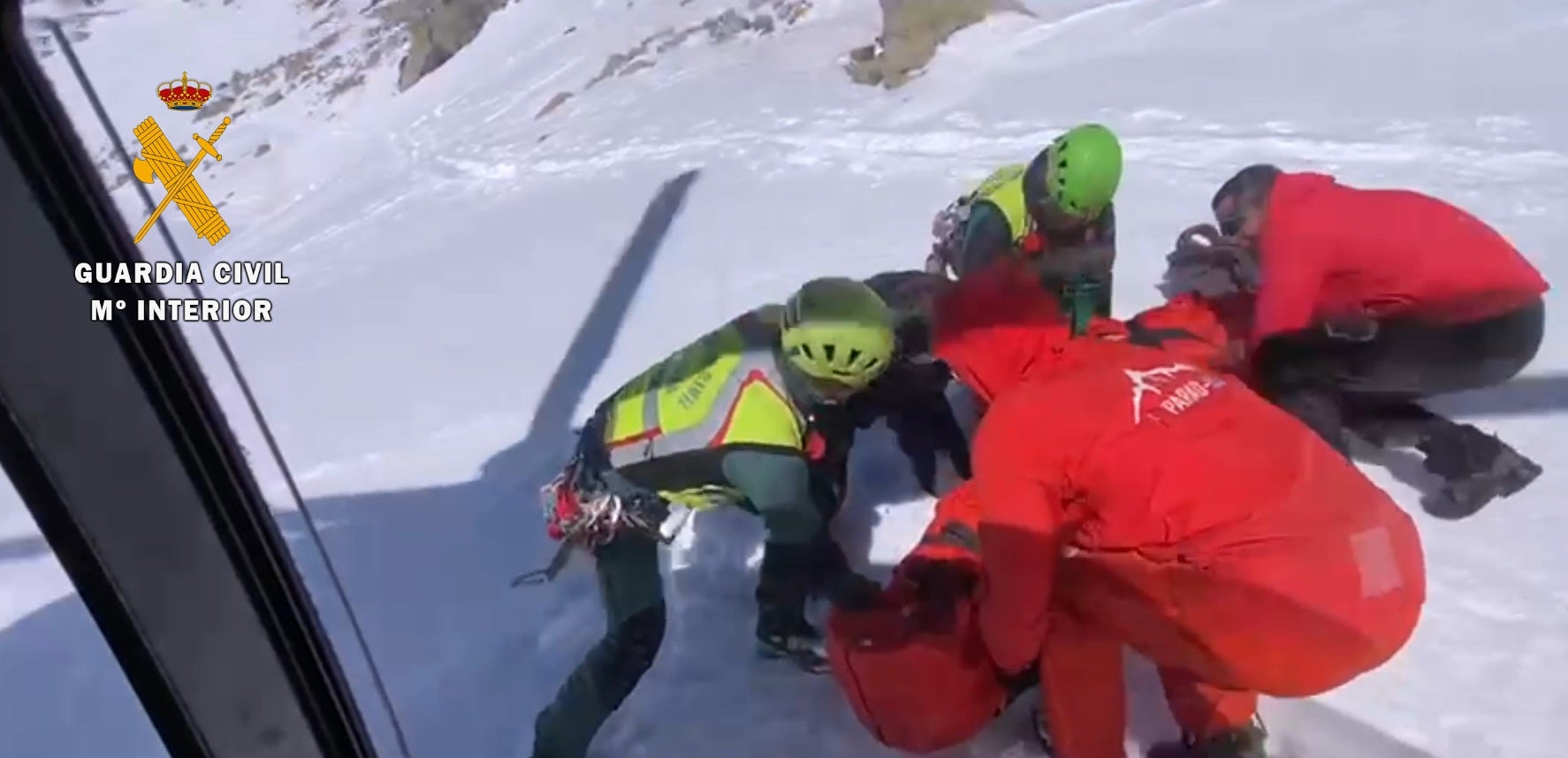 El GREIM rescata a una montañera herida de gravedad El GREIM rescata a una montañera herida de gravedad