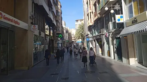 Calle Corredora en Elche. Calle Corredora en Elche.