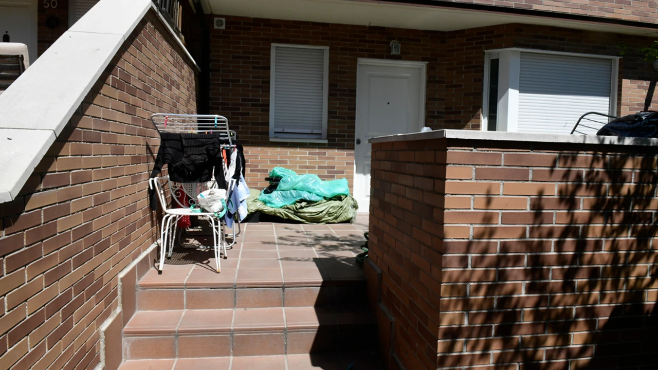 Imagen de la casa de Colmenar Viejo donde vivía el matrimonio que maltrataba a sus ocho hijos menores