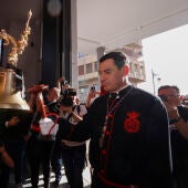 El presidente de la Junta de Andalucía, Juanma Moreno, durante la Semana Santa
