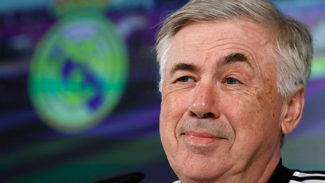 Carlon Ancelotti en una rueda de prensa Carlon Ancelotti en una rueda de prensa