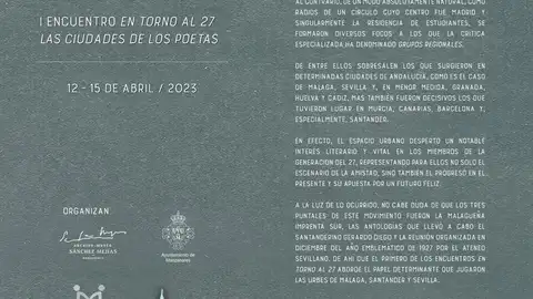 I Encuentros En Torno Al 27 I Encuentros En Torno Al 27