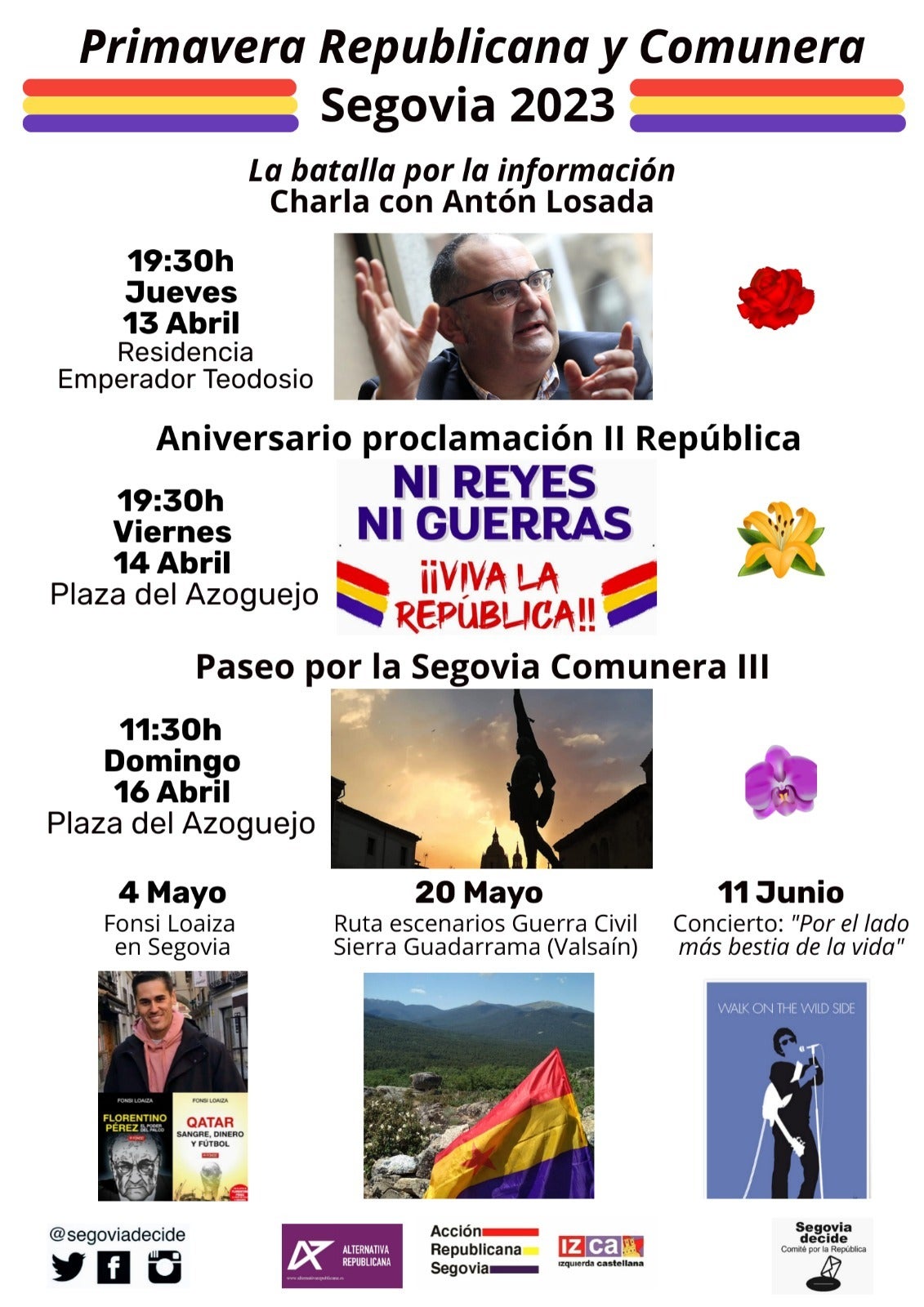 Semana intensa de actividad en la Primavera Republicana Semana intensa de actividad en la Primavera Republicana