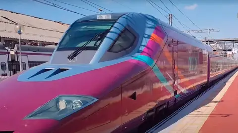 Imagen de uno de los trenes de Avlo Imagen de uno de los trenes de Avlo