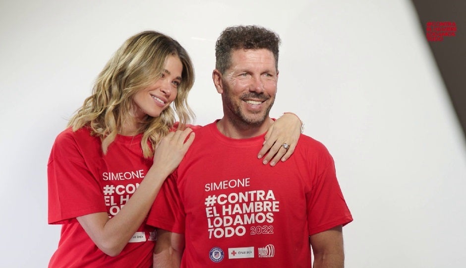 La familia Simeone, el Atlético de Madrid y Cruz Roja se unen para la recogida de alimentos La familia Simeone, el Atlético de Madrid y Cruz Roja se unen para la recogida de alimentos