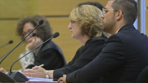 El acusado durante el juicio celebrado en la Audiencia de Ciudad Real