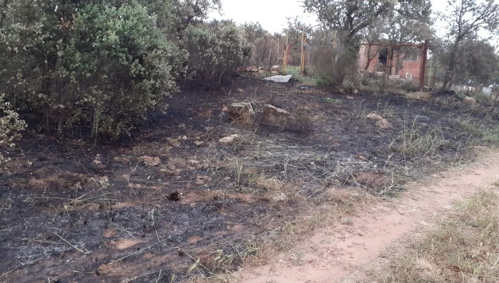 Incendio ocurrido en Chillón