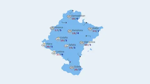 El tiempo en Navarra para este viernes 14 de abril Meteo Navarra