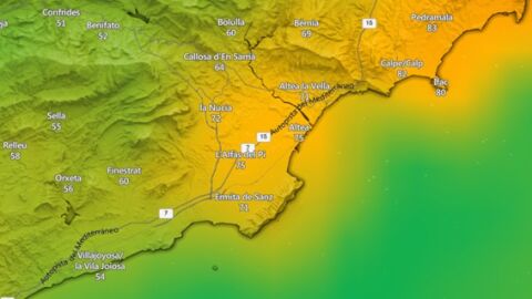 Mapa de temperaturas