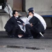 El momento del arresto al presunto responsable de la explosión en Japón