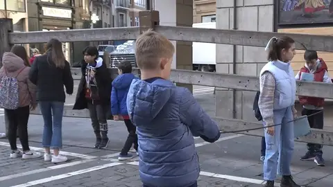 ¿Por qué hay tantos escolares en las calles de Pamplona? Matematicas