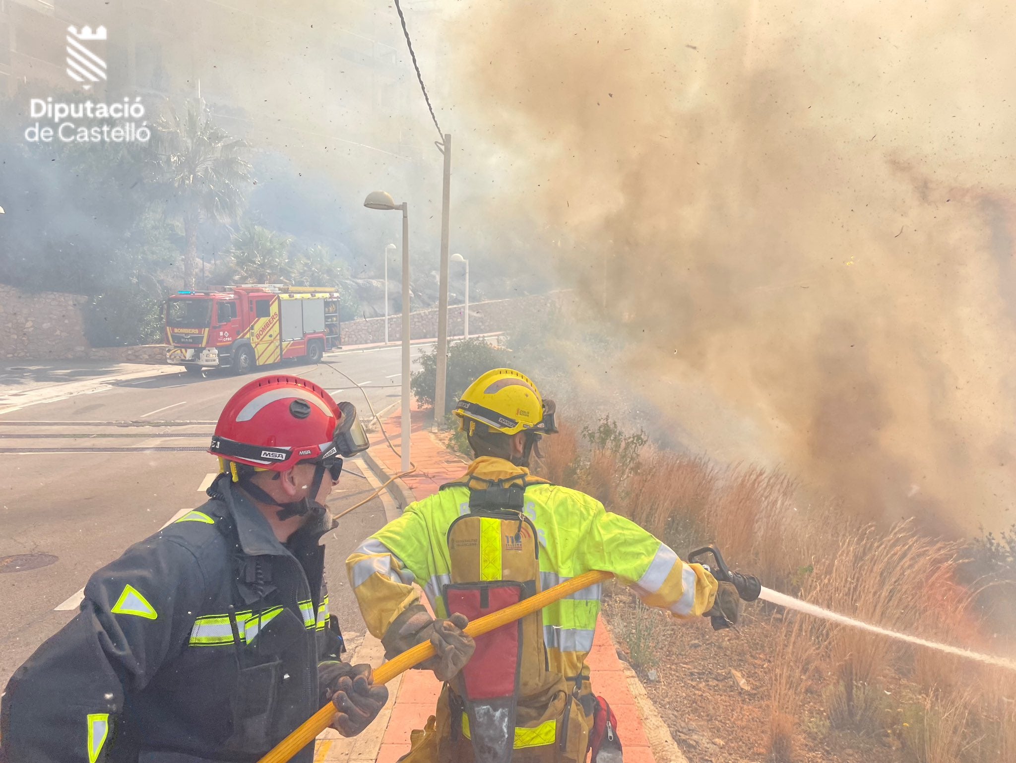 Detenida un mujer por su presunta participación en el incendio de Oropesa, que ya está extinguido Detenida un mujer por su presunta participación en el incendio de Oropesa, que ya está extinguido