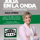 "Julia en la Onda" y todo su equipo en Pontevedra