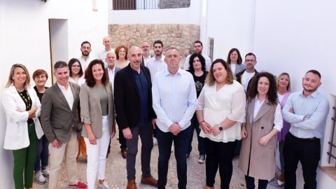 Diego Zaragoz&iacute; con su lista electoral