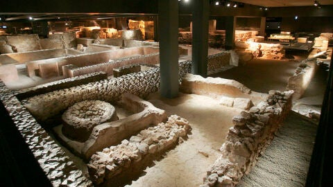 Interior del museo de La Almoina