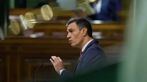El presidente del Gobierno, Pedro Sánchez, compareciendo en el Congreso de los Diputados El presidente del Gobierno, Pedro Sánchez, compareciendo en el Congreso de los Diputados