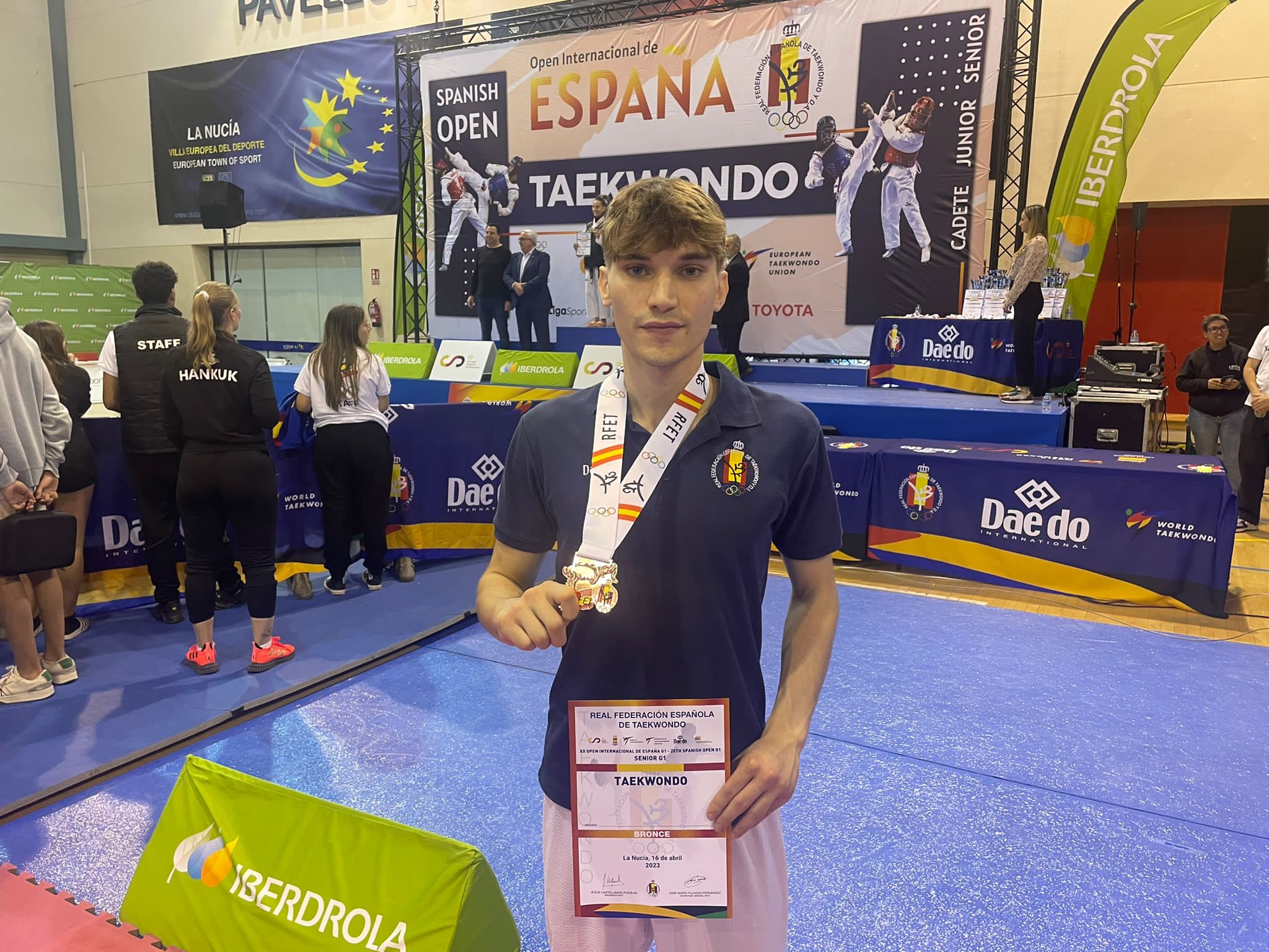 Hugo Arillo, medalla de bronce en el Open de España de La Nucía Hugo Arillo, medalla de bronce en el Open de España de La Nucía